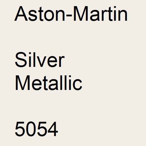 Aston-Martin, Silver Metallic, 5054.